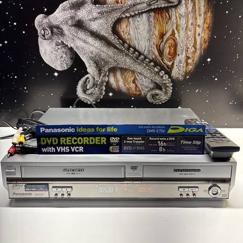 Panasonic dmr e75vp vhs dvd - dmr-e75vp,