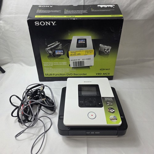 Sony dvd recorder vrd mc5 - dvd, vrd-mc5