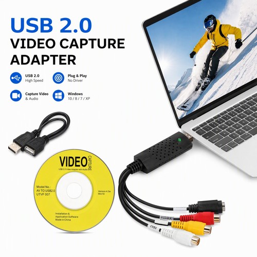 Usb audio video vhs - tv,
