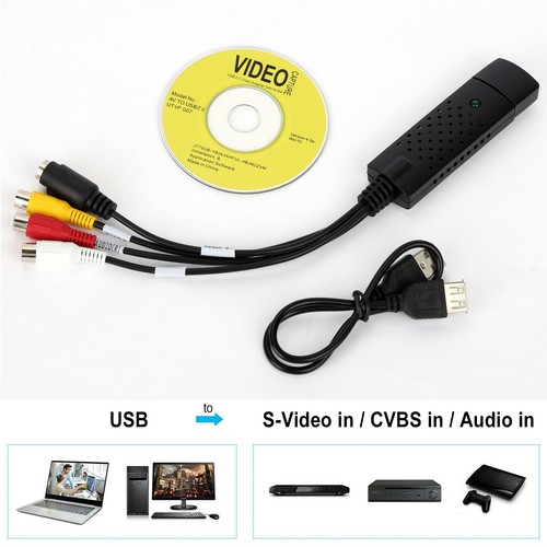 Usb audio video vhs dvd - video,